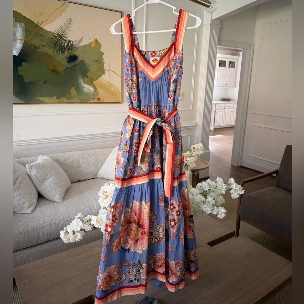 NWT Farm Rio Superbloom Tapestry Maxi Dress